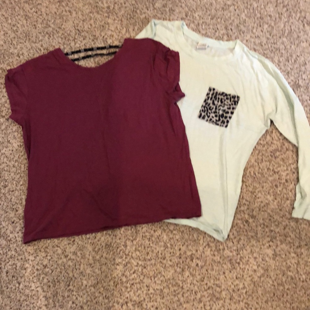 L Victorias Secret Pink Shirts